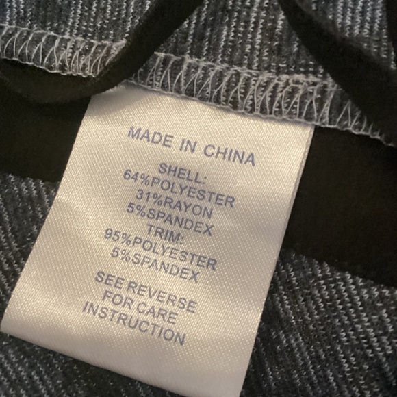 Tyler Boe Blue‎ Gray Black Fergie Ponch Fringe Size XS/S Soft Sweater Pullover - Picture 10 of 10